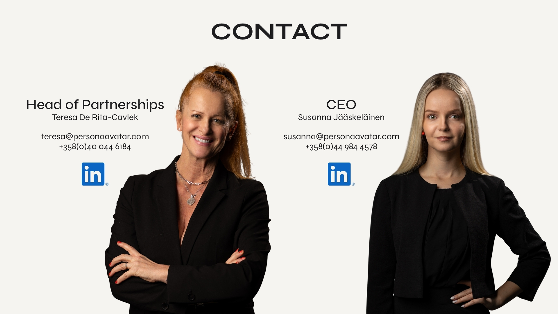 Contact – Teresa De Rita-Cavlek, Head of Partnerships