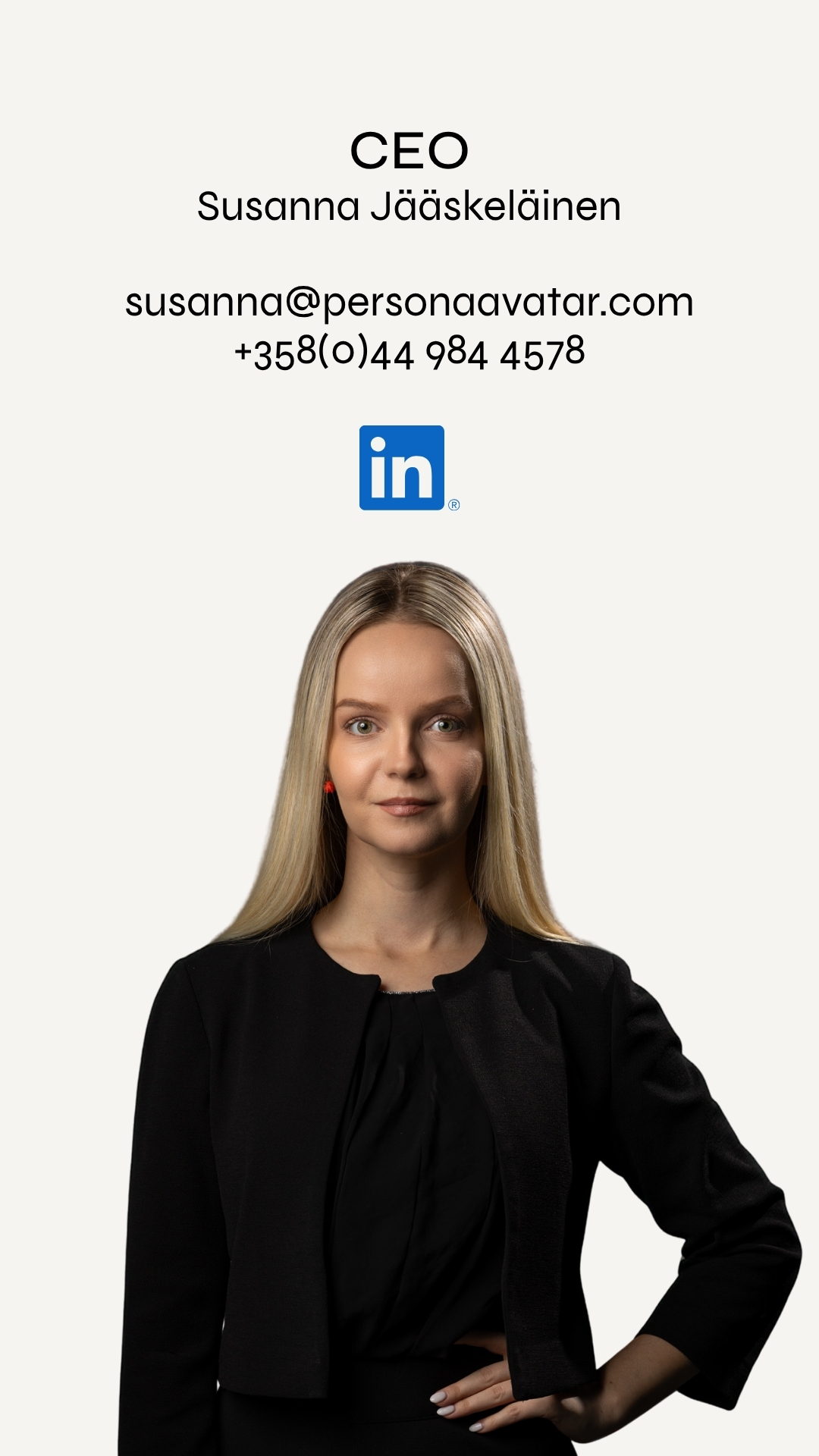 Susanna Jääskeläinen, CEO